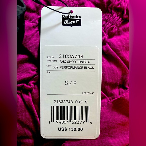 ONITZUKA TIGER / unisex athletic shorts - Picture 3 of 3